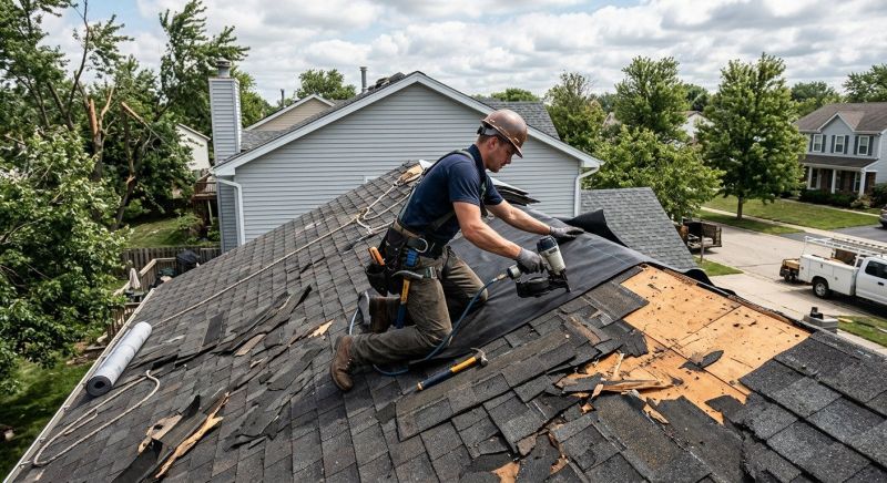 Storm Damaged Roof Repair